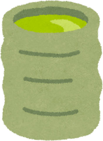 Green Tea in a Traditional Japanese Yunomi Illustration